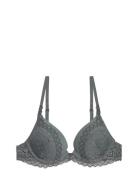 Dream - Push Up Bra Lingerie Bras & Tops Push Up Bras Grey Etam