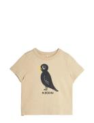 Blackbird Sp Ss Tee Tops T-Kortærmet Skjorte Beige Mini Rodini