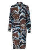 Kasusana Shirt Dress Knælang Kjole Brown Kaffe