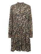 Kakarina Amber Dress Knælang Kjole Black Kaffe