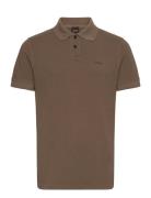 Prime Tops Polos Short-sleeved Khaki Green BOSS