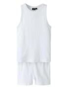 Nlfnomina Sl Night Set Pyjamassæt White LMTD