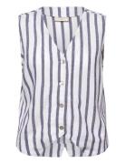 Fqlavisco-Waistcoat Blazers Sleeveless Blazers Navy FREE/QUENT