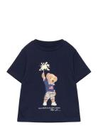 Polo Bear Cotton Jersey Tee Tops T-Kortærmet Skjorte Navy Ralph Lauren...