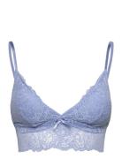 Posie Triangle Bralette Lingerie Bras & Tops Soft Bras Bralette Blue H...