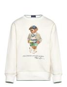 Polo Bear Fleece Sweatshirt Tops Sweatshirts & Hoodies Sweatshirts Whi...