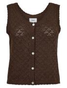 Nudarwina Top Tops Knitwear Cardigans Brown Nümph