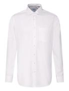 Business Kent Patch3 Tops Shirts Business White Seidensticker