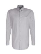 New Bd Pocket 1/1 Covered Tops Shirts Business Beige Seidensticker