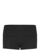 Basic Folded Hotpants Bottoms Shorts Cycling Shorts Black Gina Tricot