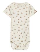 Nbmlavo Eni Ss Slim Body Lil Bodysuits Short-sleeved White Lil'Atelier