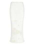 Lr-Lian Skirts Knee-length & Midi Skirts White Levete Room