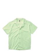 Naram Knitted Shirt Pyjamas Nattøj Green Bongusta
