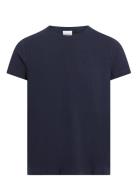 Stretch Slim Fit T-Shirt Tops T-Kortærmet Skjorte Navy Calvin Klein