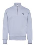 Half Zip Sweatshirt Tops Sweatshirts & Hoodies Sweatshirts Blue Fred P...