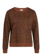 Animal Sweat Shirt Tops Sweatshirts & Hoodies Sweatshirts Brown Sirup ...