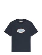 Wbbaine Catch Tee Tops T-Kortærmet Skjorte Black Woodbird