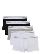 Low Rise Trunk 5Pk Boxershorts Green Calvin Klein