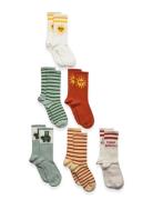 Camp Rodini 6-Pack Socks Socks & Tights Socks Multi/patterned Mini Rod...