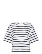 Tibi Tee Tops T-shirts & Tops Short-sleeved White Residus