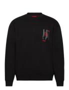 Duckoo Tops Sweatshirts & Hoodies Sweatshirts Black HUGO