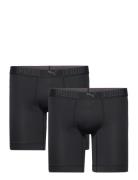 Puma Men Sport Microfiber Long Boxe Sport Boxers Black PUMA