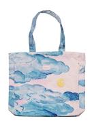 Moonshine Rose Totebag Bags Totes Blue Maanesten