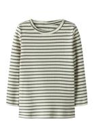 Nmnbani Ls Xsl Top Noos Tops T-shirts Long-sleeved T-Skjorte Green Nam...