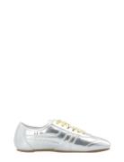Biafrede Sneaker Faux Leather Low-top Sneakers Silver Bianco