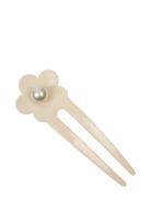 Eva Flower Pearly Clip Accessories Hair Accessories Hair Pins Cream SU...