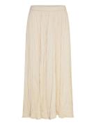 Skirt From Freequent In A Light Material With A Fine, Pleated Texture....