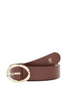 Th Chic 2.5 Bælte Brown Tommy Hilfiger