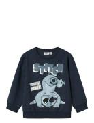 Nmmjasp Stitch Nreg Sweat Unb Wdi Tops Sweatshirts & Hoodies Sweatshir...