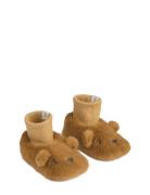 Beth Bear Plush Slipper Slippers Hjemmesko Brown Liewood