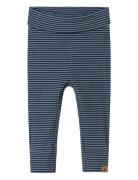 Nbnberro R Long John Sets Sets With Long-sleeved T-shirt Blue Name It