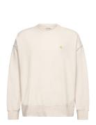 Premium Terry Monogram Cn Sweats Tops Sweatshirts & Hoodies Sweatshirt...