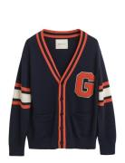 G-Badge Cardigan Tops Knitwear Cardigans Navy GANT