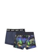 Justin 2-Pack Night & Underwear Underwear Underpants Navy Molo