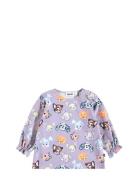 Elina Tops T-shirts Long-sleeved T-Skjorte Purple Molo
