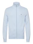 Essential Cotton Zip Thru Tops Knitwear Full Zip Jumpers White Tommy H...