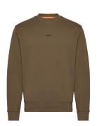 Wesmallcrew Tops Sweatshirts & Hoodies Sweatshirts Khaki Green BOSS