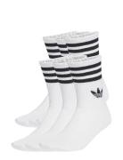 3S Crew S 6P Sport Sport Clothing Sport Socks White Adidas Originals