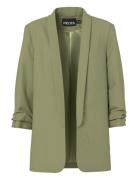 Pcbosella 3/4 Blazer Noos Bc Blazers Single Breasted Blazers Green Pie...