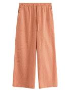 Trousers Pyjama Seersucker Pyjamasbukser Hyggebukser Orange Lindex