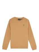 Crew Neck Sweatshirt Tops Sweatshirts & Hoodies Sweatshirts Orange Lyl...