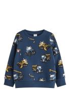 Sweatshirt Working Vehicle Aop Tops Sweatshirts & Hoodies Sweatshirts ...