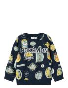 Nmmjazy Pokemon Nreg Sweat Unb Sky Tops Sweatshirts & Hoodies Sweatshi...