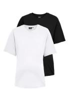 Olmonly S/S 2-Pack Top Jrs Noos Tops T-Kortærmet Skjorte Multi/pattern...