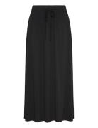 Rwelma Long Skirt Skirts Maxi Skirts Black Rosemunde