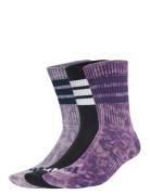 3S C Crw Wsh 3P Sport Sport Clothing Sport Socks Multi/patterned Adida...